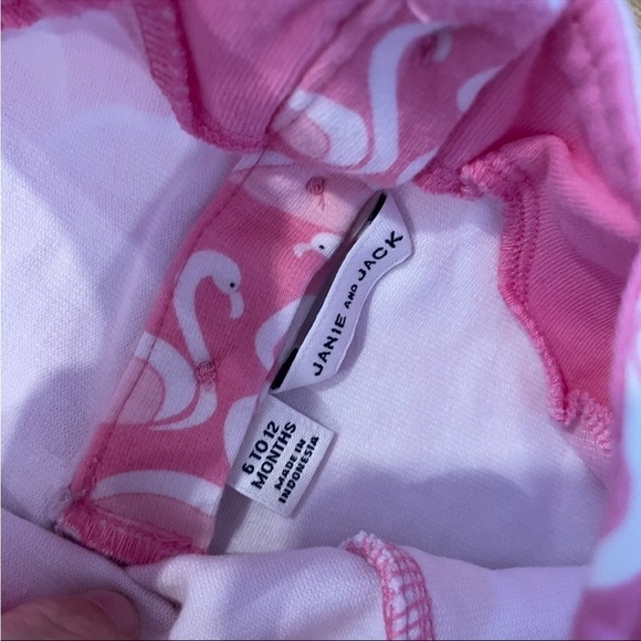 Janie and Jack Flamingo Ruffle Top - Picture 5 of 6